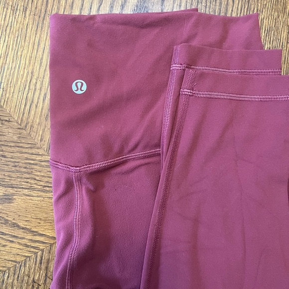lululemon athletica Align  Leggings 28” - Red Merlot - 10 - Picture 4 of 7